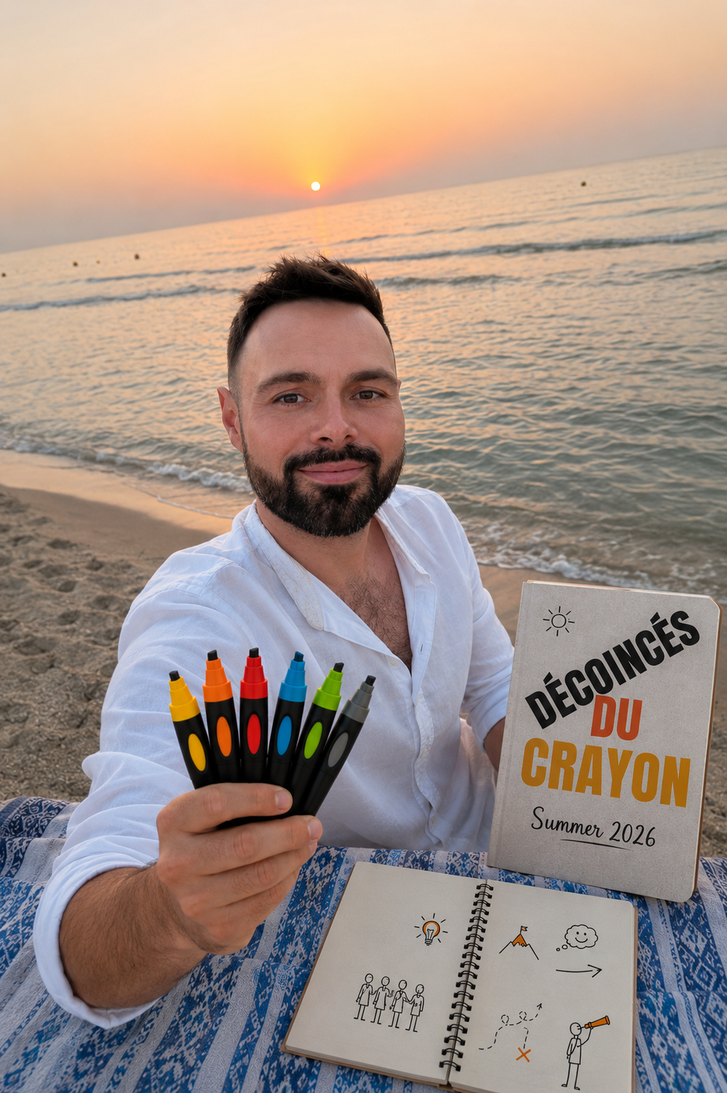 Nicolas Verdot – Fondateur des Décoincés du Crayon, facilitateur graphique
